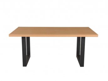 table Bruges bois clair rectangulaire 6 personnes