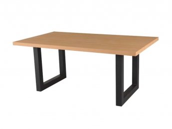 table Bruges bois clair rectangulaire 6 personnes