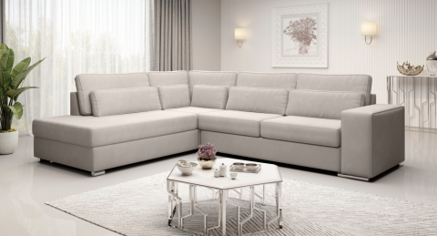 camélia angle velours beige